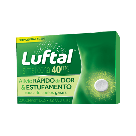 Luftal 40mg 20 Comprimidos - Imagem 1