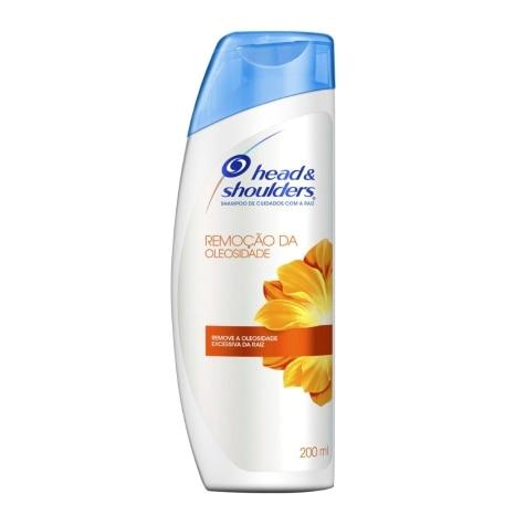 Shampoo Head & Shoulders Remoção da Oleosidade Cabelo Oleoso 200ml - Imagem 1