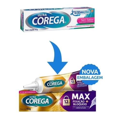 Creme Fixador de Dentadura Corega Ultra Max Sem Sabor 40g - Imagem 2