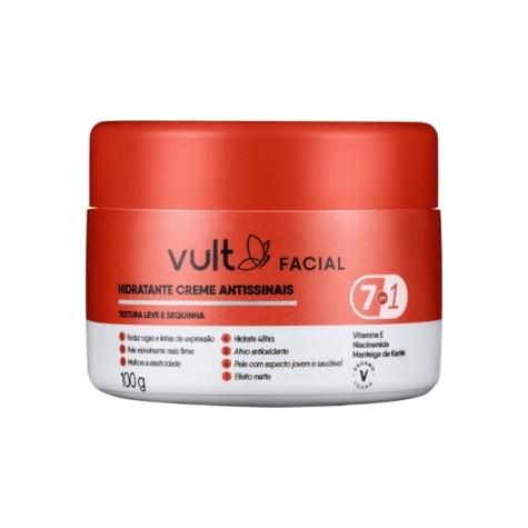 Creme Hidratante Facial Vult Antissinais 7 em 1 100g - Imagem 1