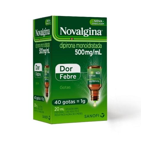 Novalgina Gotas 500mg 20ml - Imagem 1