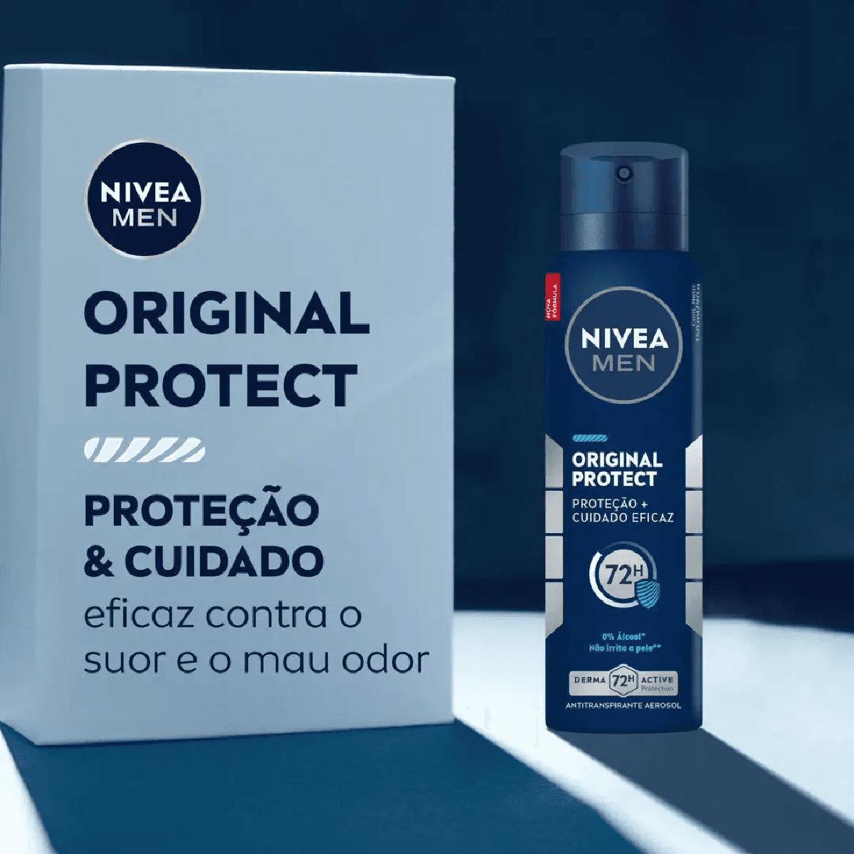 Desodorante Aerossol Nivea Men Original Protect 48h 150ml - Imagem 2