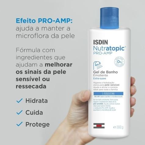 Gel de Banho Isdin Nutratopic Pro-AMP Corpo 400g - Imagem 4