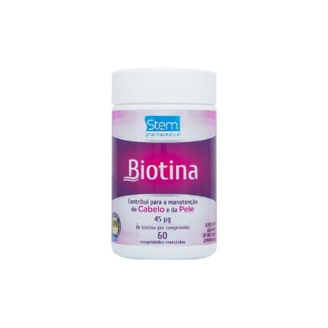 Biotina 45mcg Stem 60 Comprimidos Revestidos - Imagem 1
