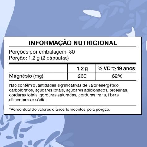 Magnésio Malato Bioroots 500mg 60 Cápsulas - Imagem 2