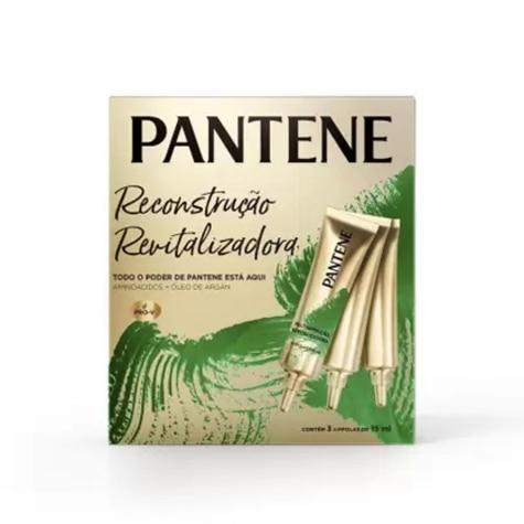 Ampola de Tratamento Pantene Reconstrução Revitalizadora 15ml 3 Unidades - Imagem 1