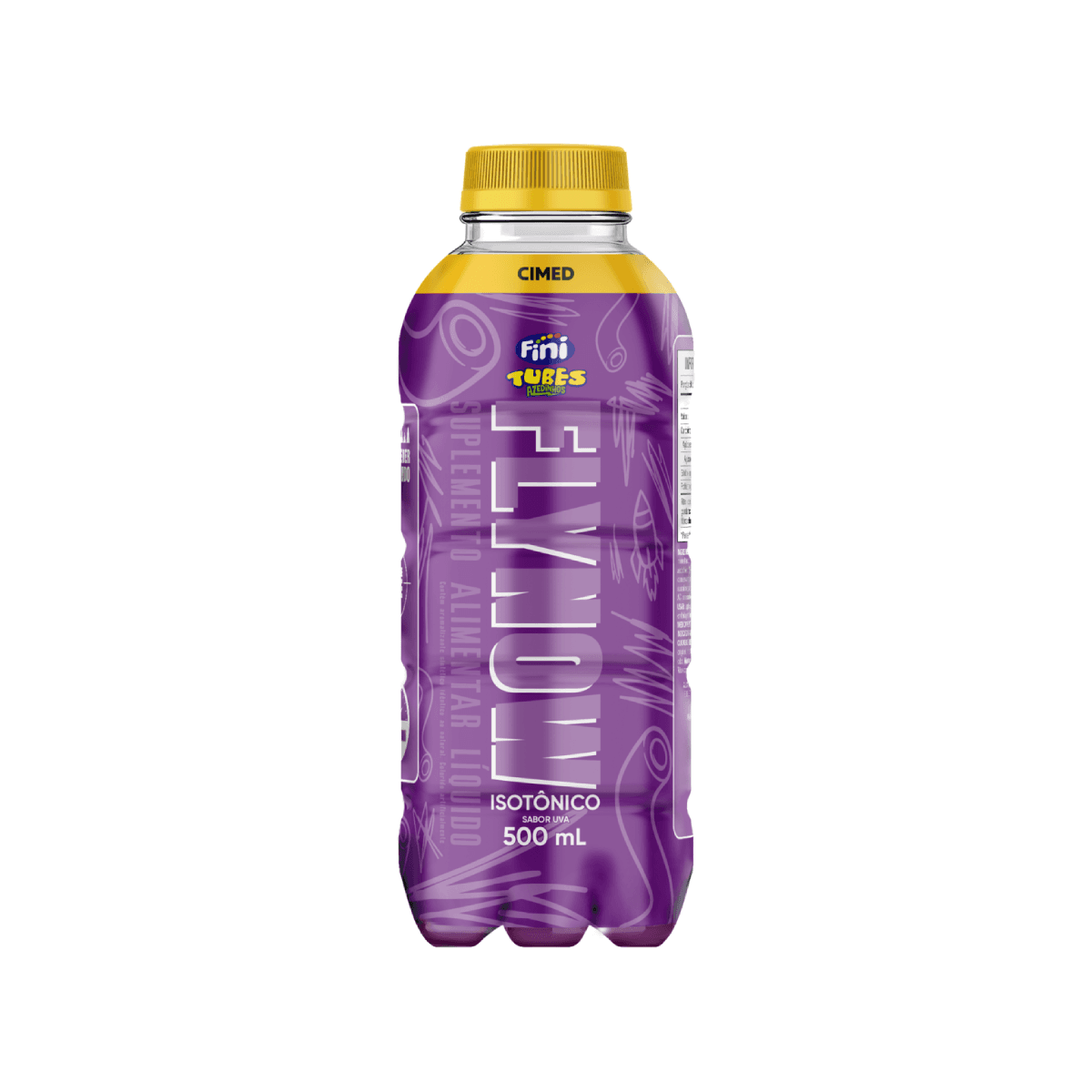 Isotônico Flynow Fini Tubes Azedinhos Sabor Uva 500ml - Imagem 1