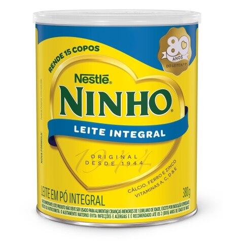 Leite em Pó Integral Ninho 380g - Imagem 1