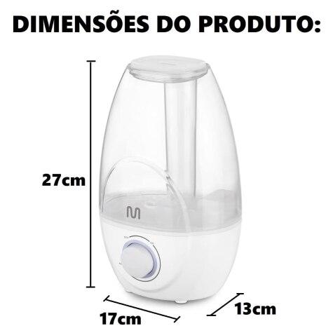 Umidificador de Ar Multilaser Clear Tank 2,1L - Imagem 5