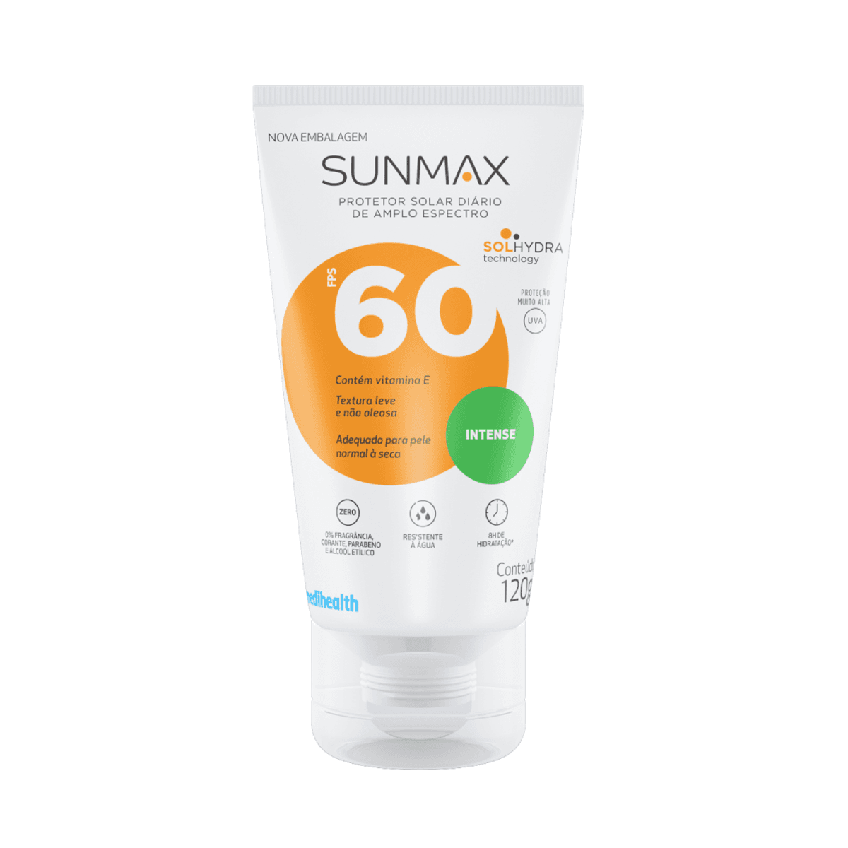 Protetor Solar Corporal Sunmax Intense FPS60 Loção Pele Normal 120g - Imagem 1