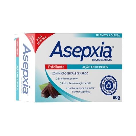 Sabonete em Barra Asepxia Esfoliante Ação Anticravos 80g - Imagem 2