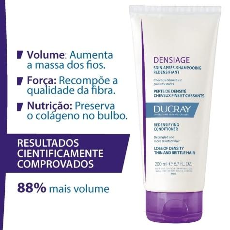 Condicionador Ducray Densiage Cabelo Pierre Fabre 200ml - Imagem 5