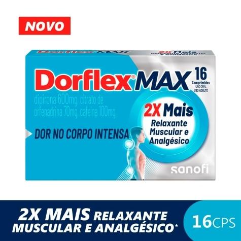 Dorflex MAX Analgésico e Relaxante Muscular 16 Comprimidos - Imagem 2