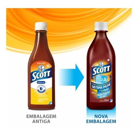 Emulsão Scott Regular 400ml - Imagem 4