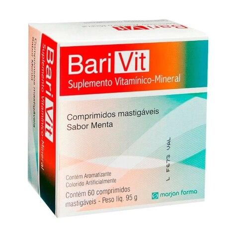 Barivit Sabor Menta 60 Comprimidos Mastigáveis - Imagem 2