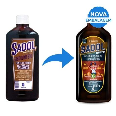 Sadol Solução Oral Sabor Chocolate 400ml - Imagem 2