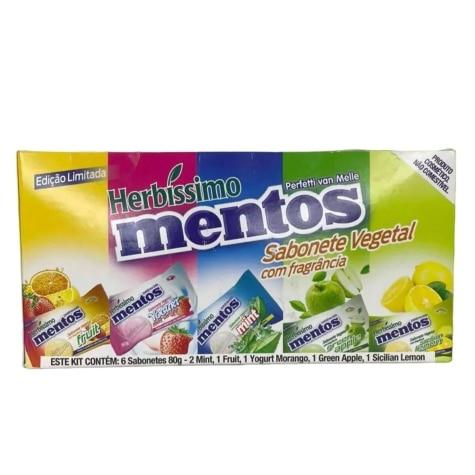 Kit Sabonete Cosmético Barra Herbissimo Mentos Sortidos 6 Unidades 80g - Imagem 2