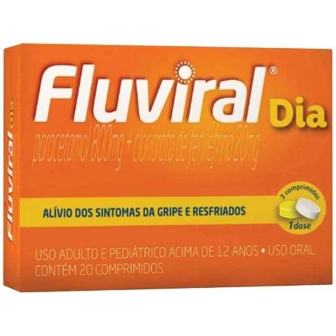 Fluviral Dia 20 Comprimidos - Imagem 1