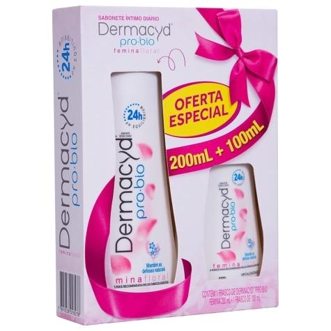 Kit Sabonete Líquido Dermacyd Femina 200ml + 100ml Oferta Especial - Imagem 3