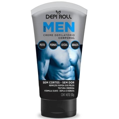 Depilatório Corporal Creme Depi Roll For Men 130g - Imagem 1
