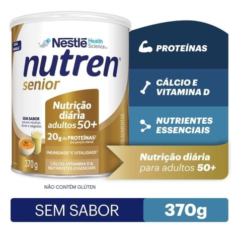 Suplemento Alimentar Nutren Senior sem Sabor 370g - Imagem 1
