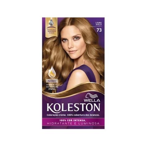 Tintura Koleston Wella 73 Louro Avelã 157ml - Imagem 1