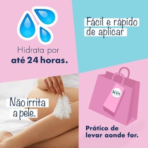 Depilatório Corporal Creme Veet Pure & Fresh Pele Normal 200ml - Imagem 2