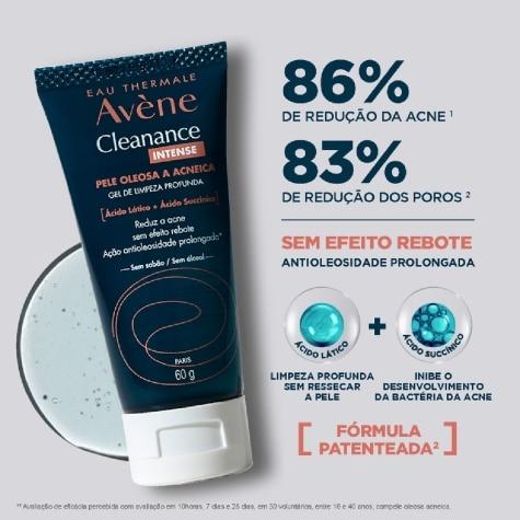 Gel de Limpeza Avène Cleanance Intense Facial 60g - Imagem 4