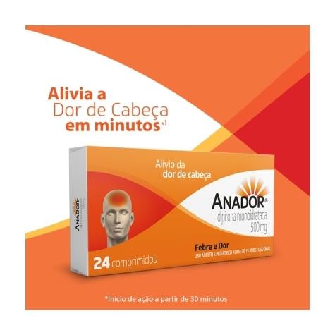 Anador 500mg 24 Comprimidos - Imagem 3