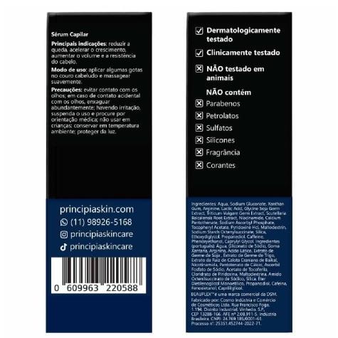 Sérum Capilar Principia 3% Baicapil + 3% Cafeína Skincare Sc - 01 50ml - Imagem 3