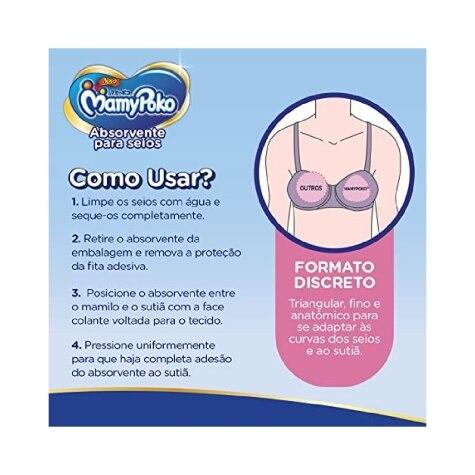 Absorvente Para Seios MamyPoko 30 Unidades - Imagem 4