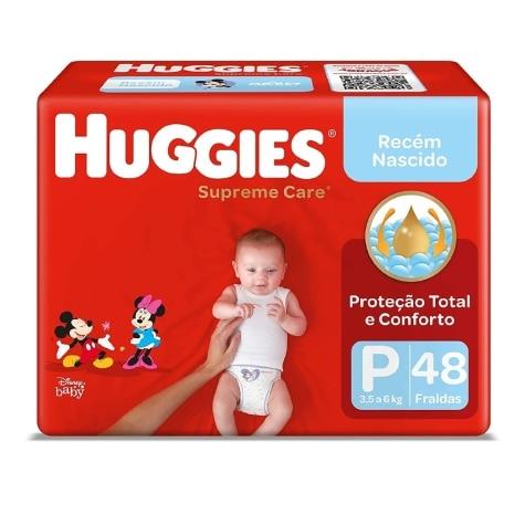 Fralda Huggies Supreme Care P 48 Unidades - Imagem 1