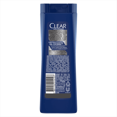 Shampoo Clear Men Controle e Alívio da Coceira Anticaspa 200ml - Imagem 2