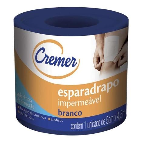 Esparadrapo Impermeável Nexcare Branco 5cm x 4,5m - Imagem 1