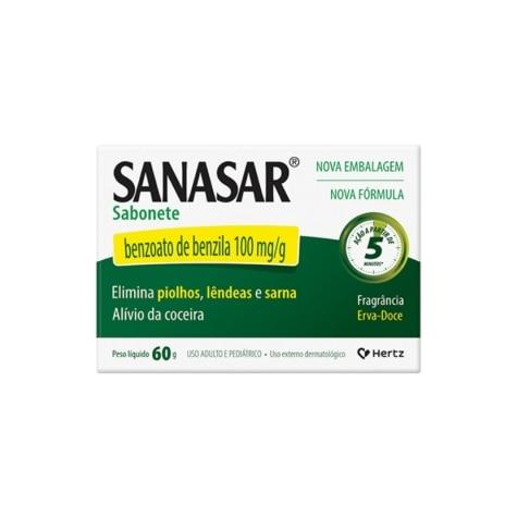 Sanasar Sabonete 100mg 60g - Imagem 1