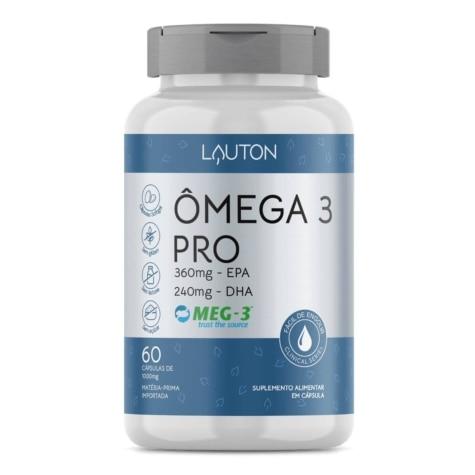 Ômega 3 Pro Lauton 360mg EPA + 240mg DHA 60 Cápsulas - Imagem 1