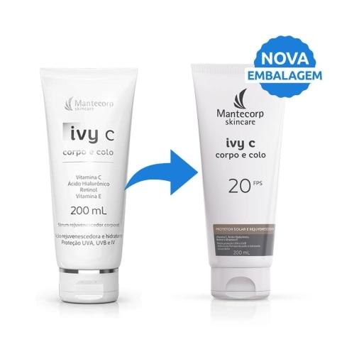 Sérum Rejuvenescedor Ivy C Corpo e Colo FPS20 200ml - Imagem 2
