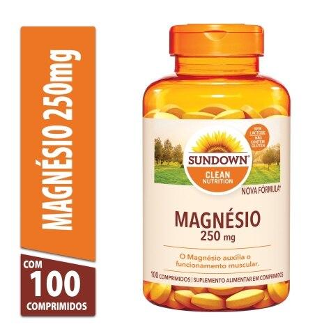 Magnésio 250mg Sundown 100 Comprimidos Revestidos - Imagem 2