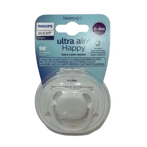 Chupeta Avent Ultra Air Branca 0-6m 1 Unidade - Imagem 4