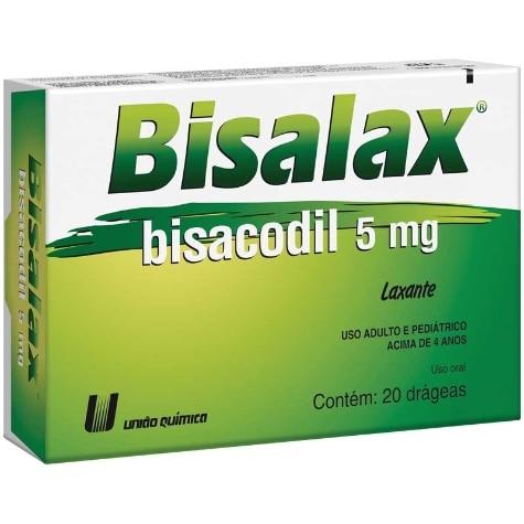 Bisalax 5mg 20 Drágeas - Imagem 1