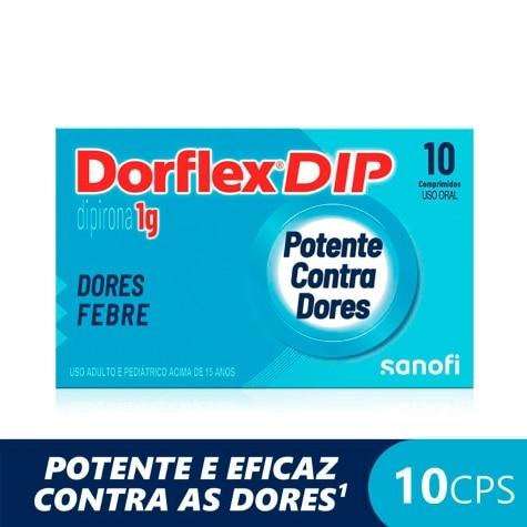 Dorflex DIP Dipirona Analgésico e Relaxante Muscular 1g 10 Comprimidos - Imagem 2