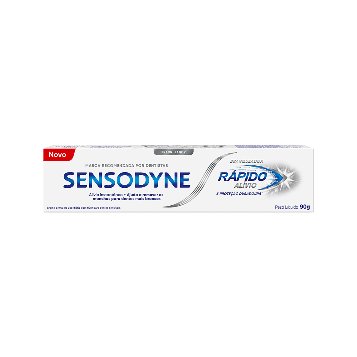 Creme Dental Sensodyne Rápido Alívio Branqueador 90g - Imagem 1