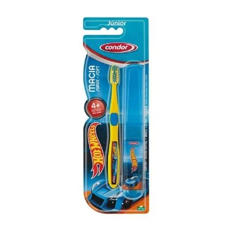 Escova Dental Condor Júnior Hot Wheels 4+ Macia - Imagem 1