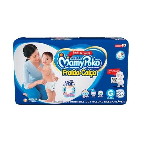 Fralda Calça MamyPoko Super Seca G 32 Unidades - Imagem 1