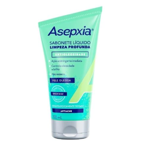 Sabonete Líquido Facial Asepxia Limpeza Profunda Antioleosidade 150ml - Imagem 1
