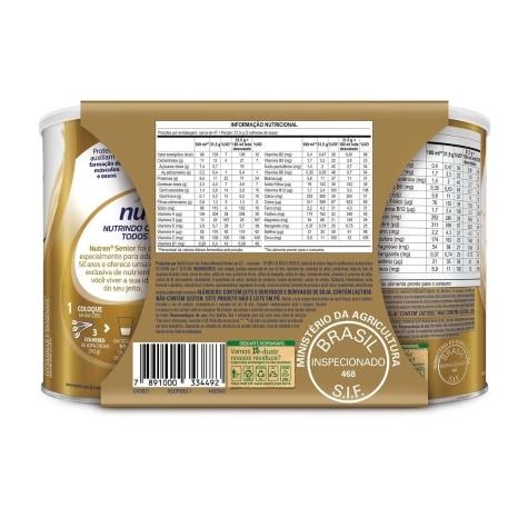 Kit Suplemento Alimentar Nutren Senior Sabor Baunilha 2 Unidades 740g - Imagem 3