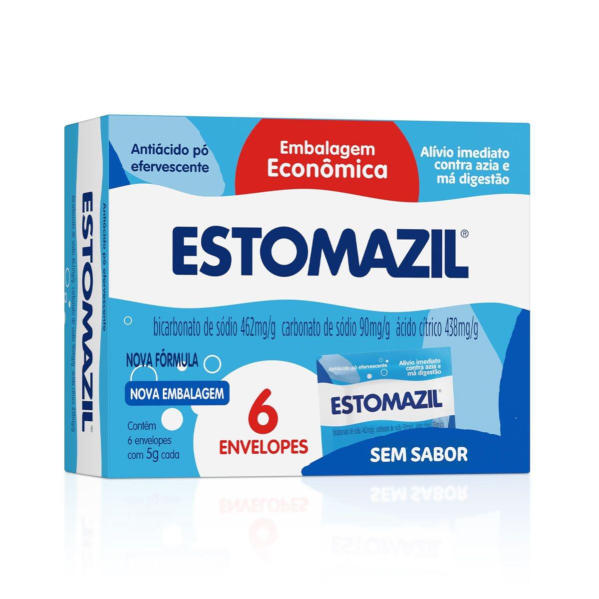 Estomazil Pó Sem Sabor 6 Envelopes - Imagem 1