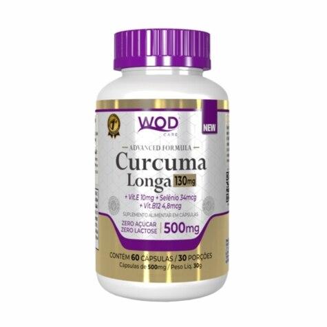 Cúrcuma Longa 130mg Wod Nutrition 60 Cápsulas - Imagem 1
