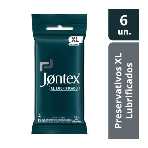 Preservativo Jontex Lubrificado XL 6 Unidades - Imagem 1