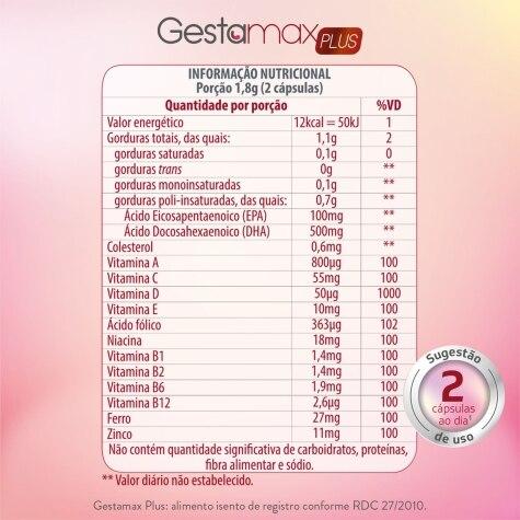 Gestamax Plus 60 Cápsulas - Imagem 4